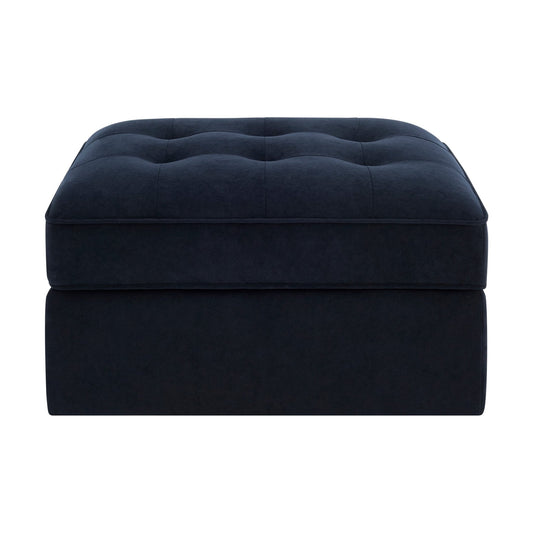 Sloane Ottoman Storage Pouffe- Midnight