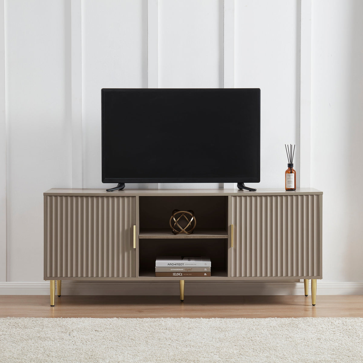 Evie TV Stand for TVs up to 65" - Taupe