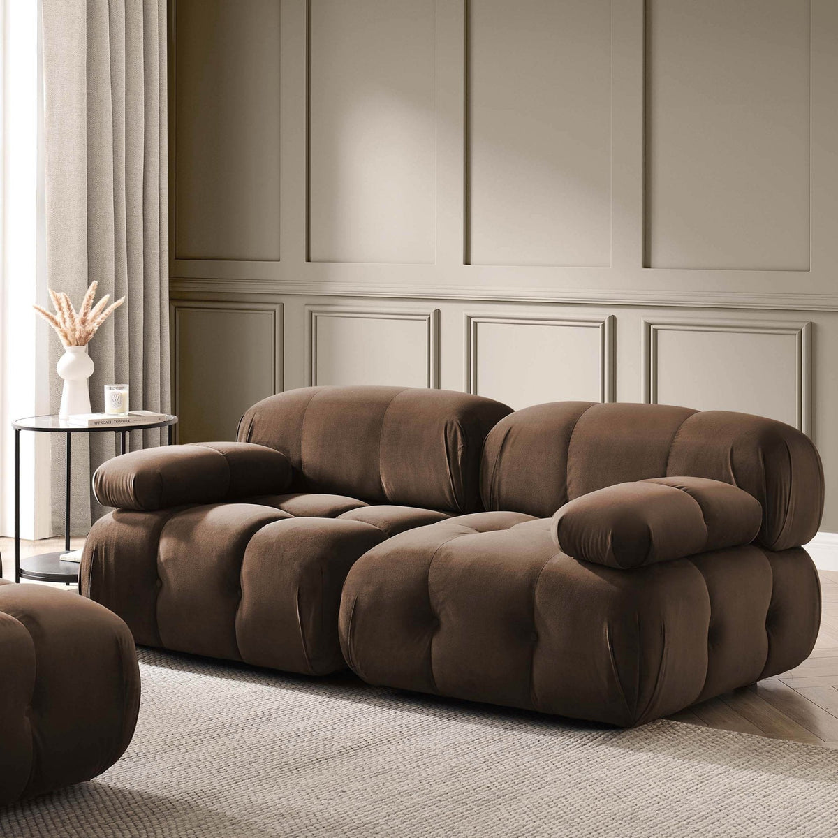 Bondi 2 Seater Sofa - Cappuccino