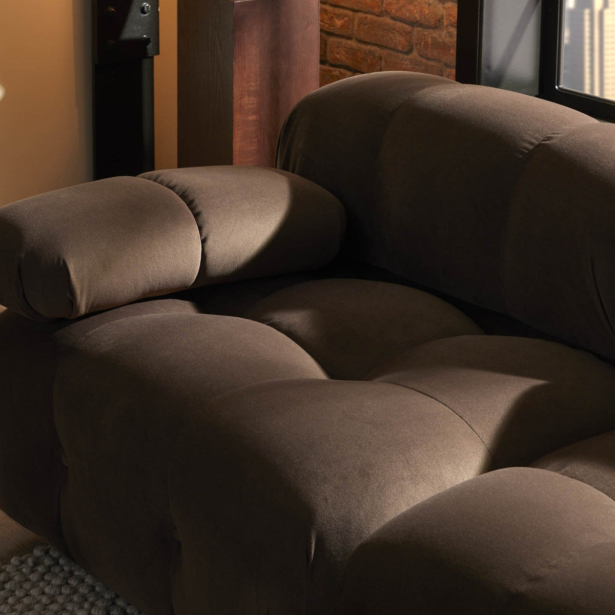 Bondi 2 Seater Sofa - Cappuccino