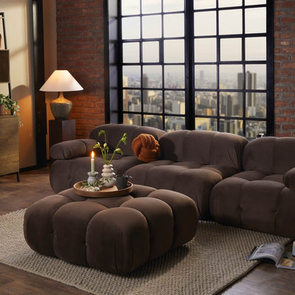 Bondi 3 Seater Sofa - Cappuccino