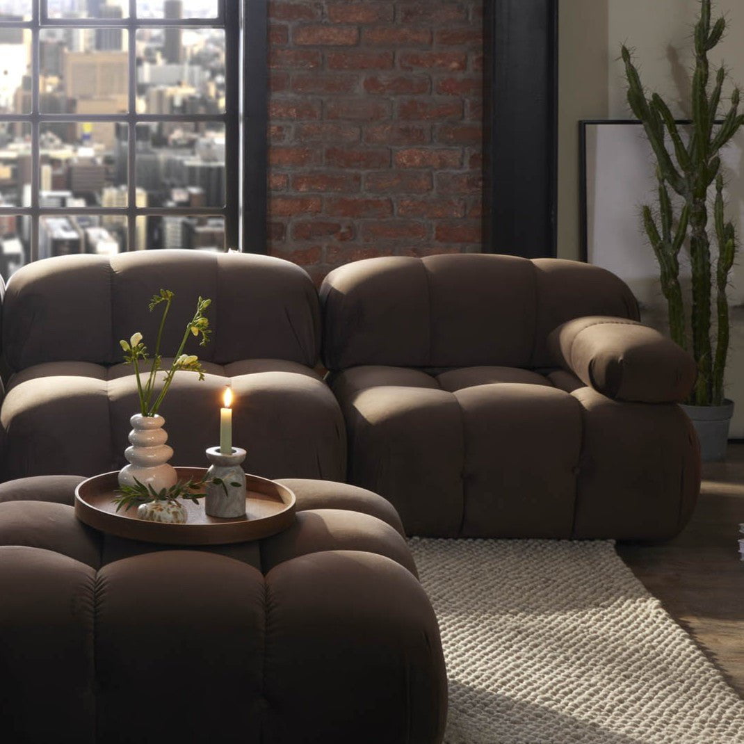 Bondi 3 Seater Sofa - Cappuccino