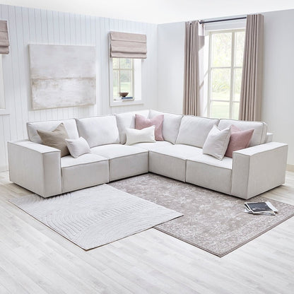 Brooklyn Large Right Hand Corner Sofa - Ivory