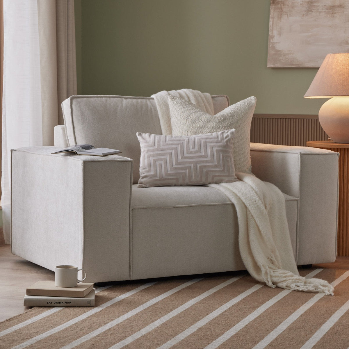 Brooklyn Loveseat - Ivory