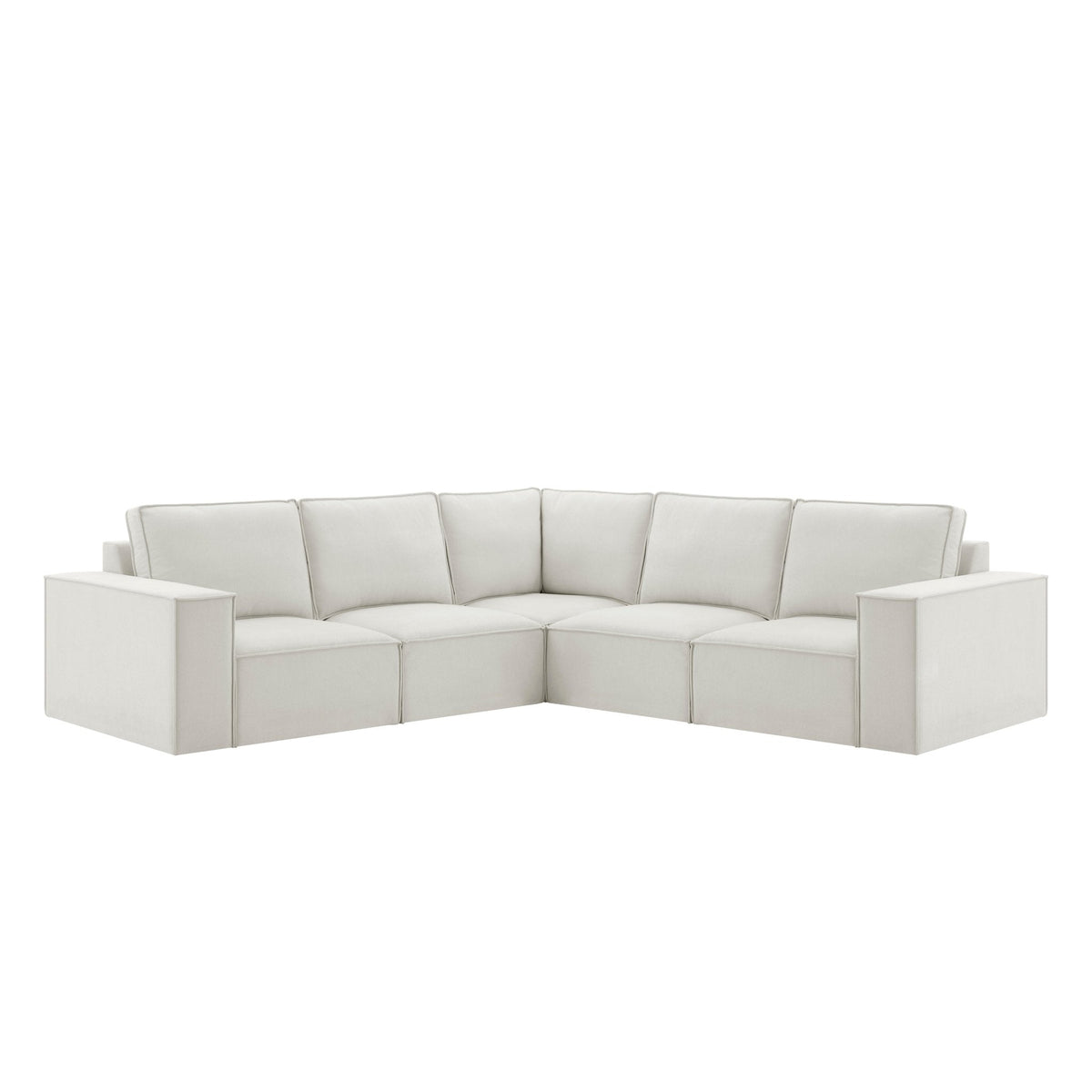 Brooklyn Large Left Hand Corner Sofa - Ivory