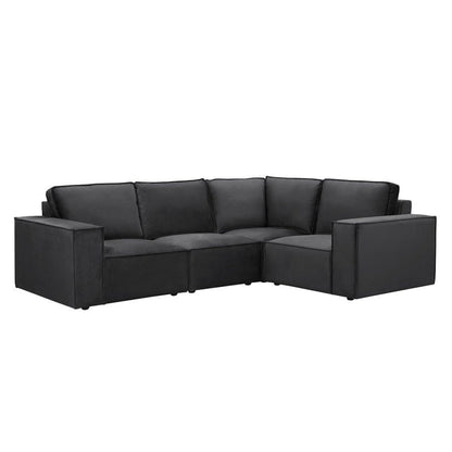 Brooklyn Small Right Hand L-Shape Sofa - Ink