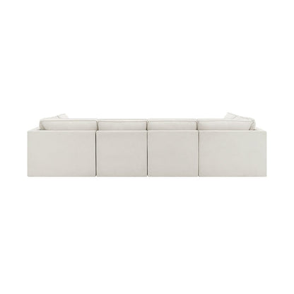 Brooklyn U-Shape Sofa - Ivory