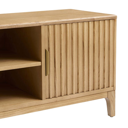 Elena TV Unit for TVs up to 60" - Light Wood - Wood Veneer