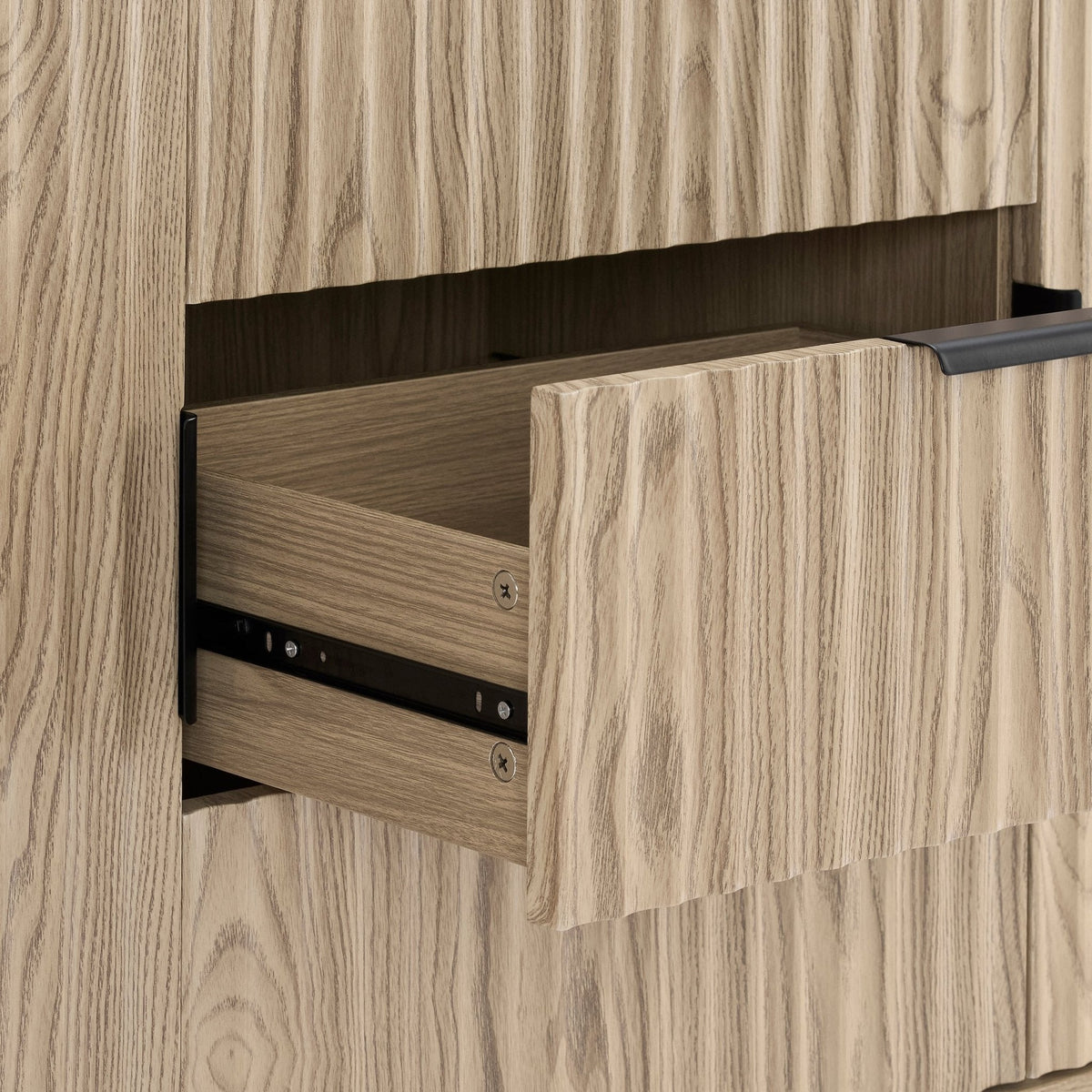 Evie Sideboard with Drawers - Wood Effect