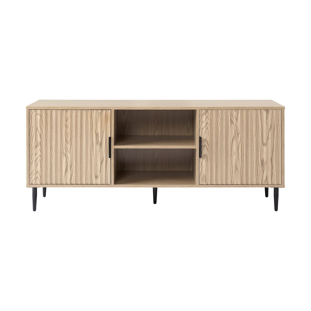 Evie TV Stand for TVs up to 65"- Wood Effect