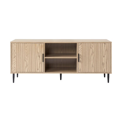 Evie TV Stand for TVs up to 65"- Wood Effect