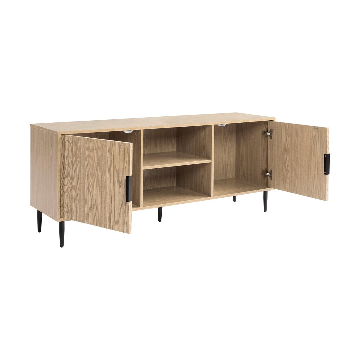 Evie TV Stand for TVs up to 65"- Wood Effect