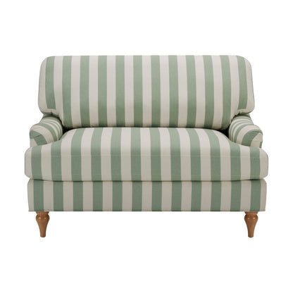 Hampshire Loveseat - Green Stripe