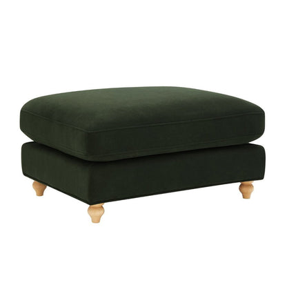 Hampshire Pouffe - Dark Olive Green