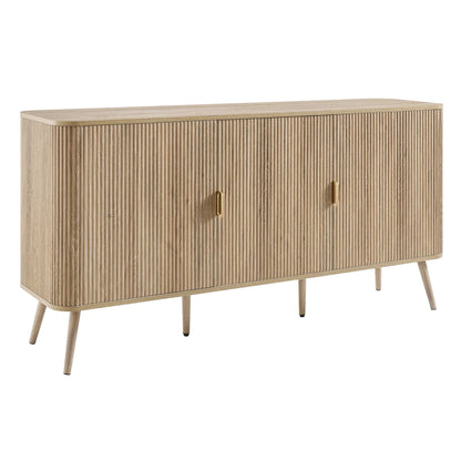 Hattie 3 Door Sideboard - Light Wood