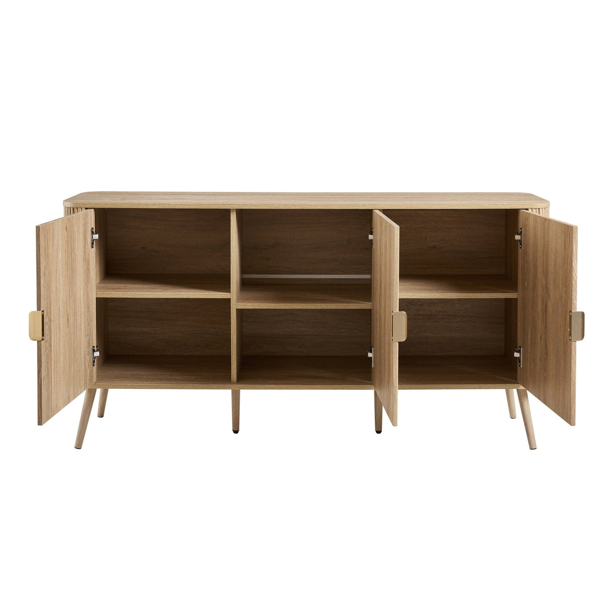 Hattie 3 Door Sideboard - Light Wood