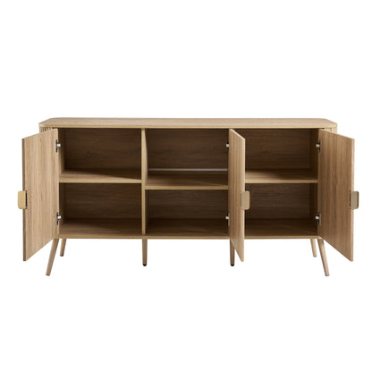 Hattie 3 Door Sideboard - Light Wood