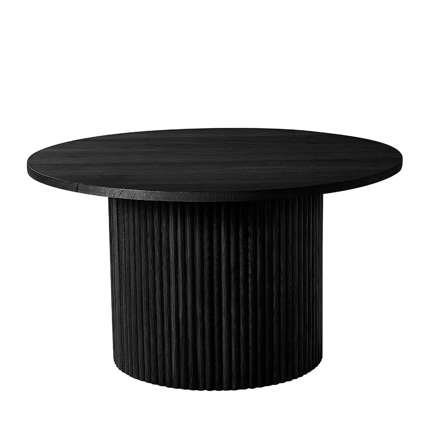 Hattie Round Pedestal Coffee Table - Black