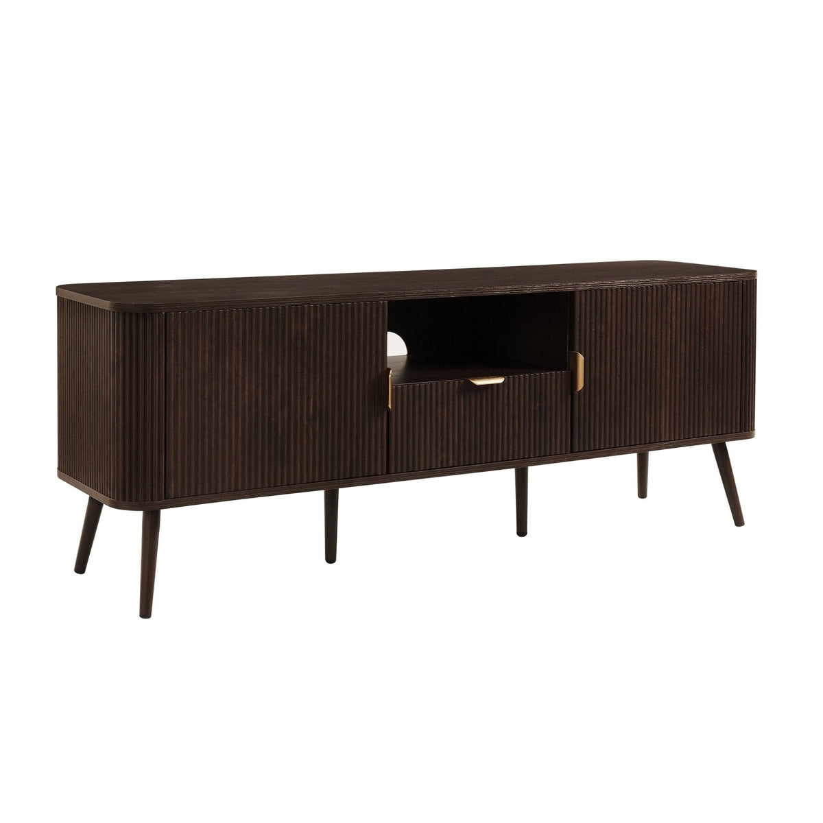 Hattie TV Unit for TVs up to 65" - Walnut