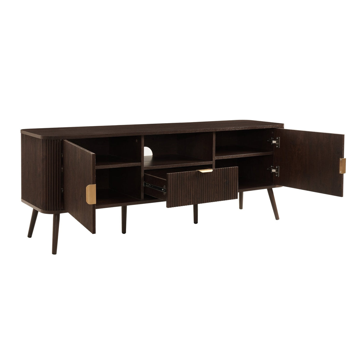 Hattie TV Unit for TVs up to 65" - Walnut