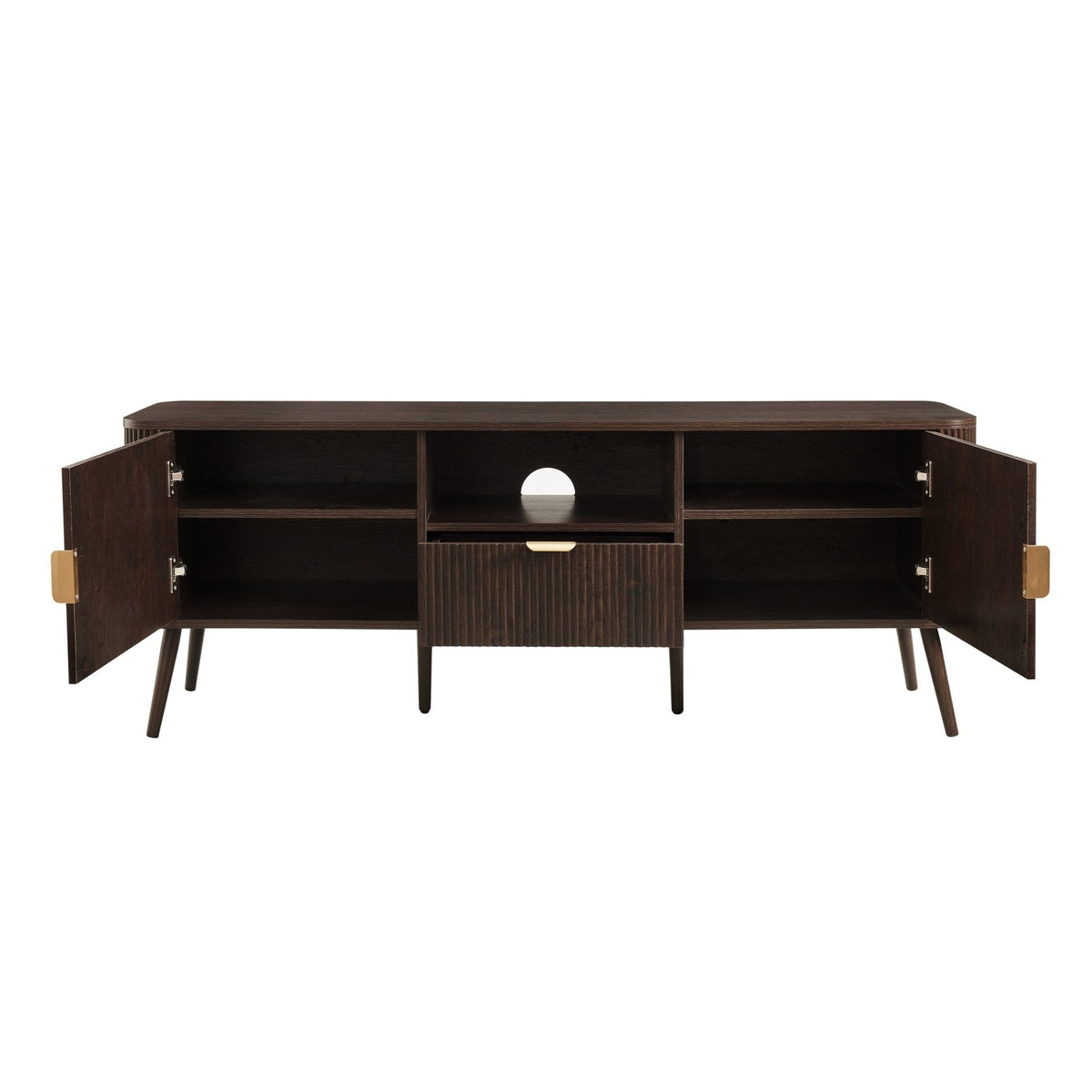 Hattie TV Unit for TVs up to 65" - Walnut