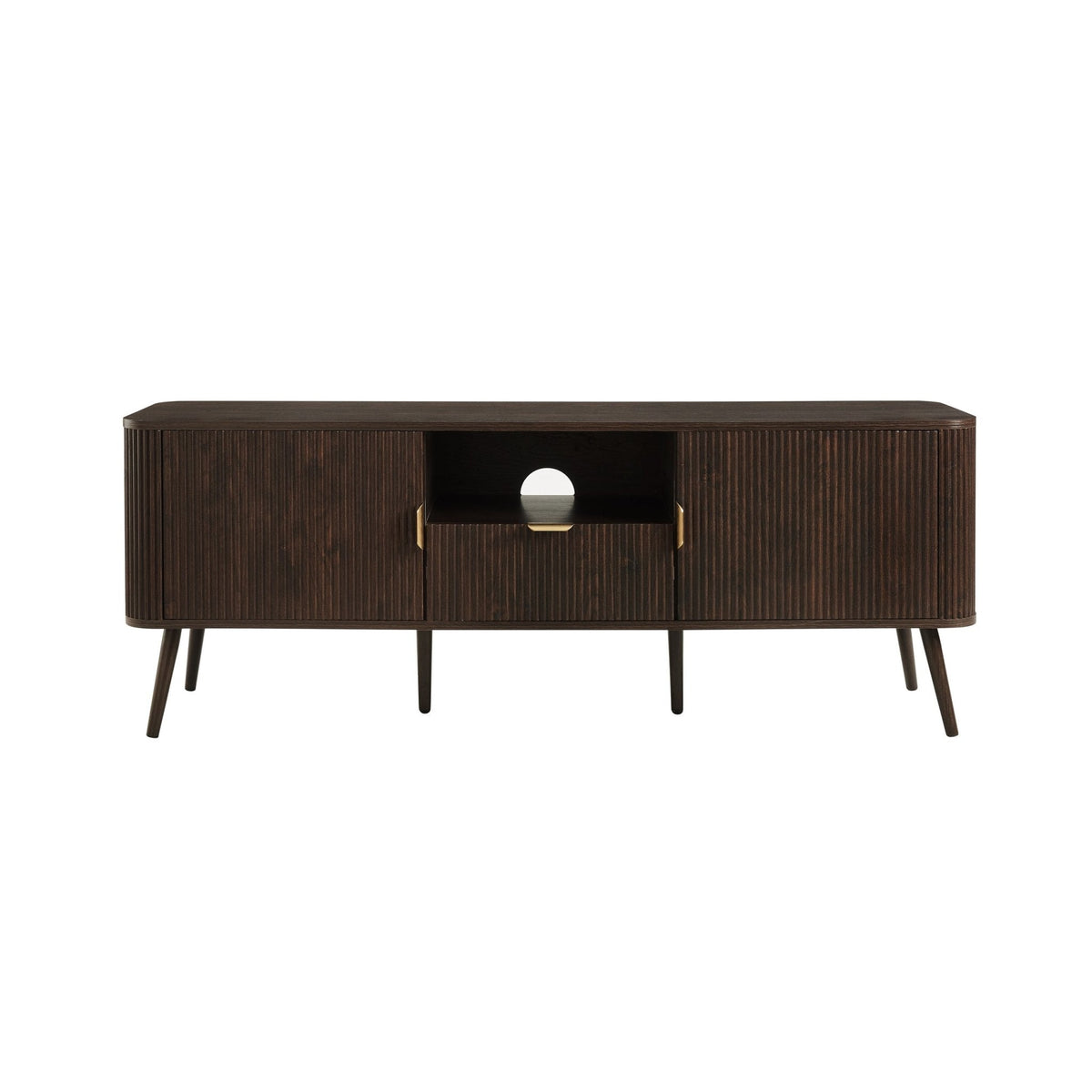 Hattie TV Unit for TVs up to 65" - Walnut