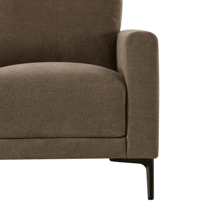 Malibu Small 2 Seater Sofa - Chenille Mushroom