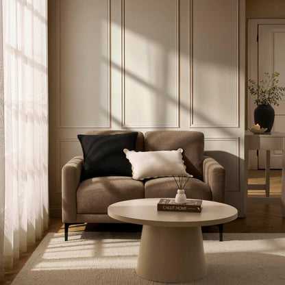 Malibu Small 2 Seater Sofa - Chenille Mushroom