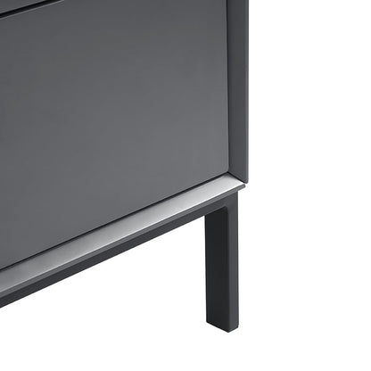 Nova Large Sideboard with Drawers - Charcoal