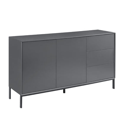 Nova Large Sideboard with Drawers - Charcoal