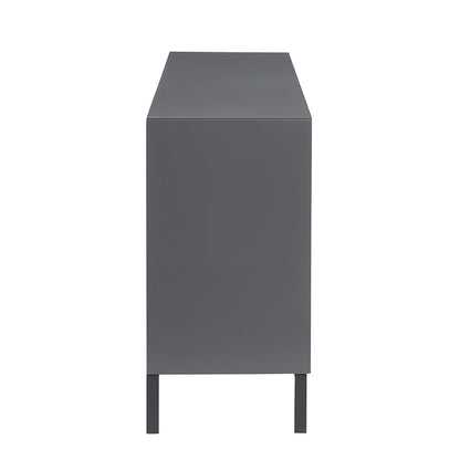 Nova Large Sideboard with Drawers - Charcoal