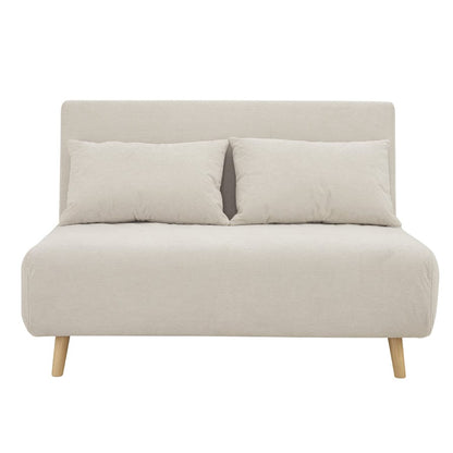 Seattle Double Click Clack Sofa Bed - Corduroy - Pebble