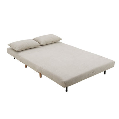 Seattle Double Click Clack Sofa Bed - Corduroy - Pebble