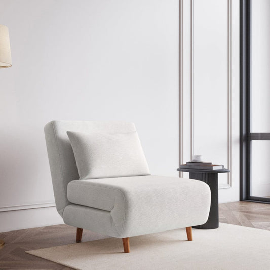 Seattle Single Click Clack Sofa Bed - Warm Natural