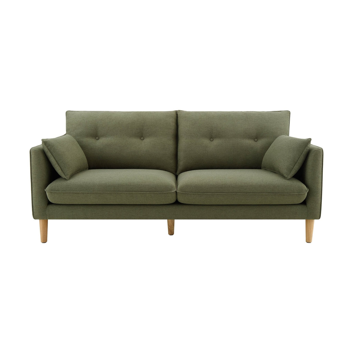 Shoreditch 3 Seater Sofa - Woven Green