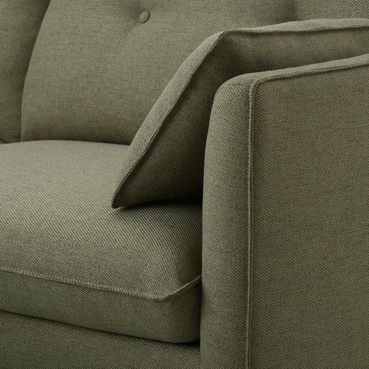 Shoreditch 3 Seater Sofa - Woven Green