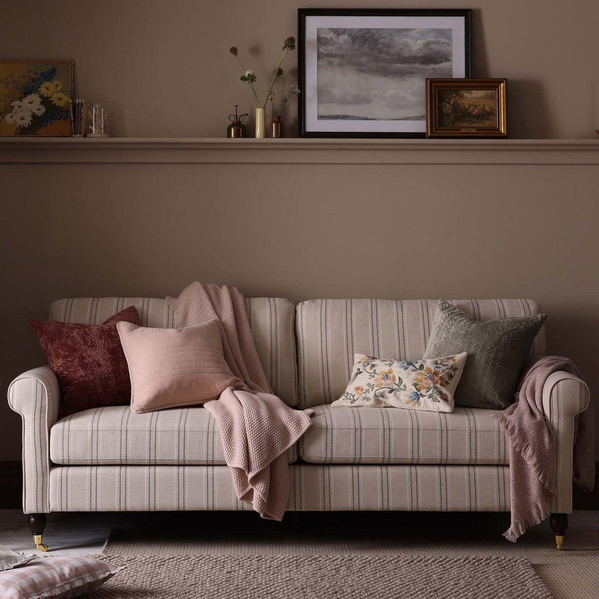 Sicily 3 Seater Sofa - Stripe