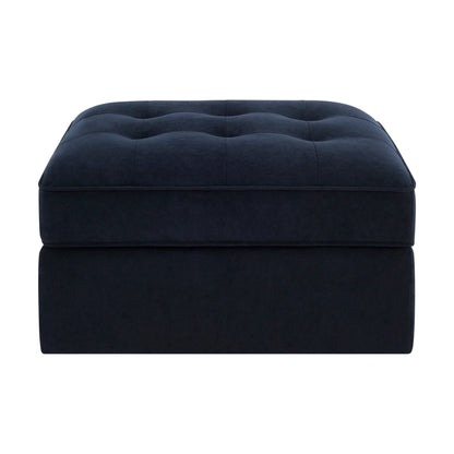 Sloane Ottoman Storage Pouffe- Midnight