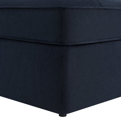 Sloane Ottoman Storage Pouffe- Midnight