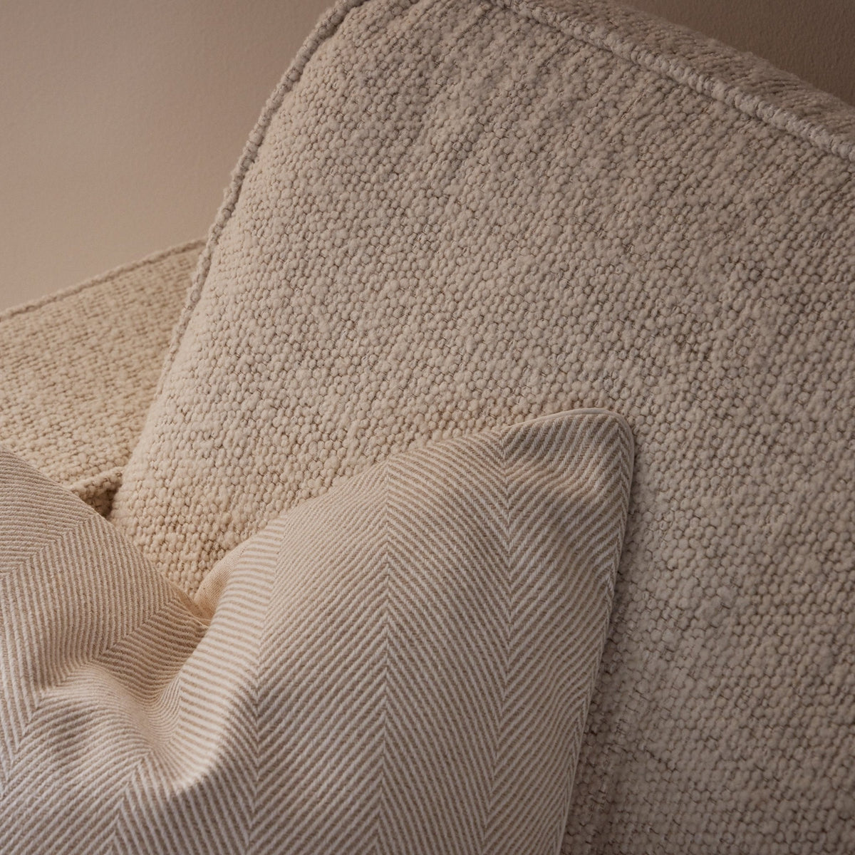 Soho Bouclé 2 Seater Sofa - Ivory