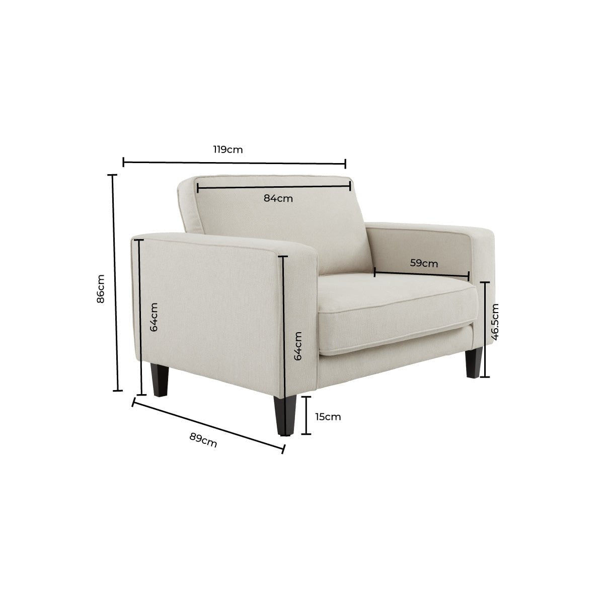 Soho Loveseat - Grey