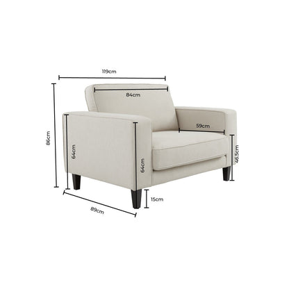 Soho Loveseat - Grey