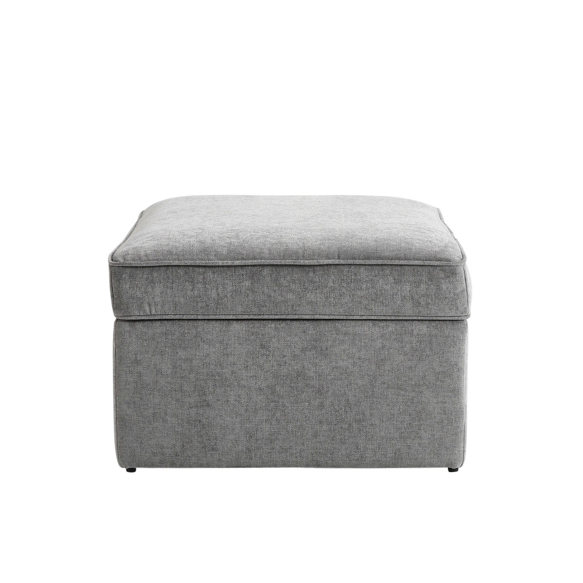 Soho Ottoman Storage Pouffe - Grey
