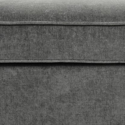 Soho Ottoman Storage Pouffe - Grey