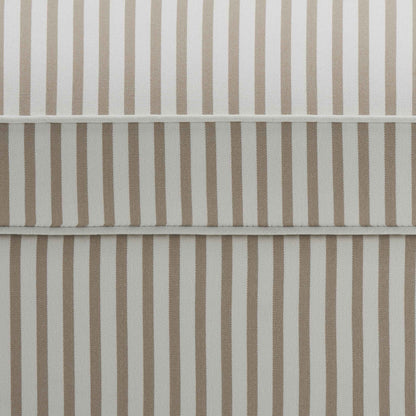Soho Ottoman Storage Pouffe - Sand Stripe